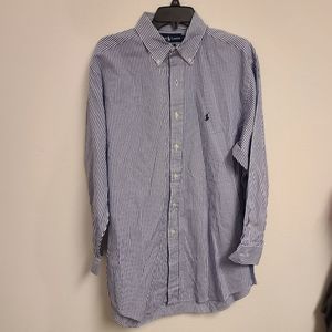 Vintage Polo Ralph Lauren Mens  Classic Fit Long Sleeve Shirt - 16.5 32/33 LS106